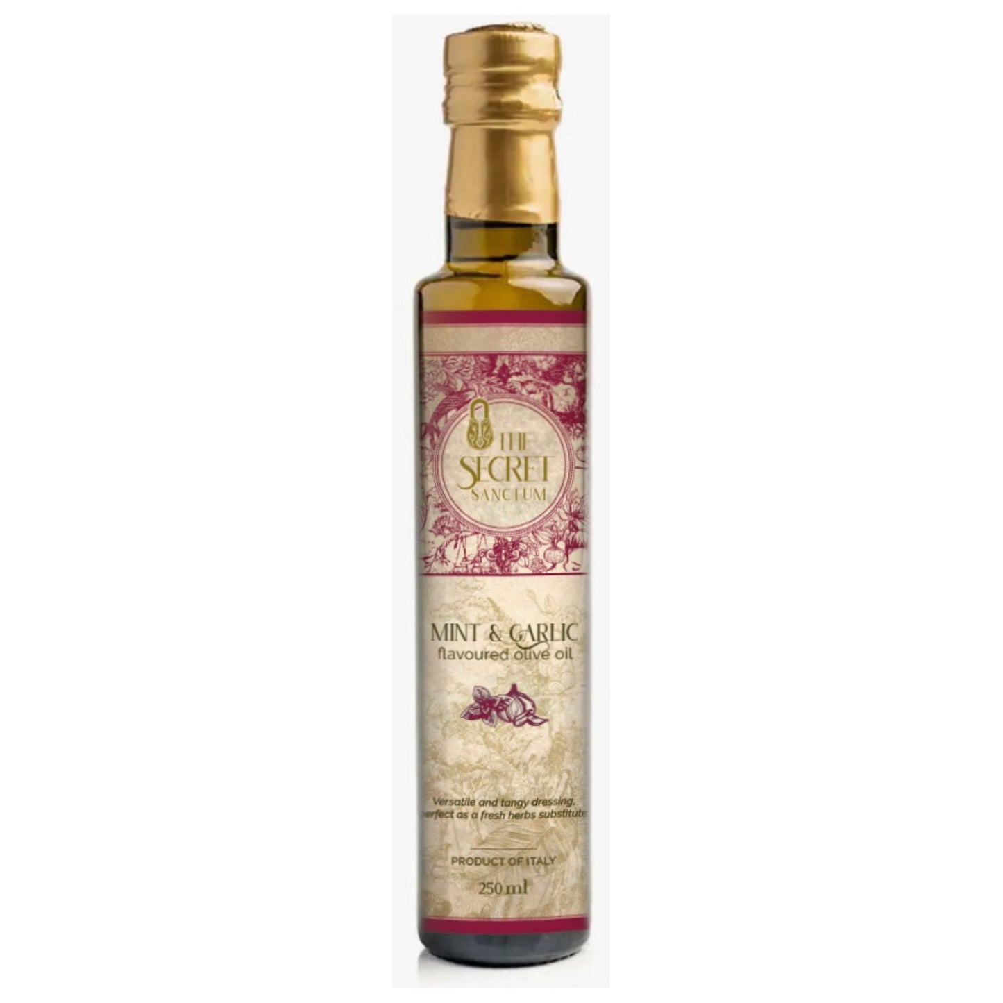 TSS MINT AND GARLIC flavoured olive oil 250 ml - Elegant