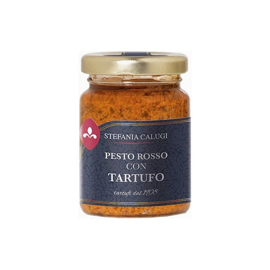 Stefania Calugi basil and dried tomatoes pesto with truffle - 85 gr.