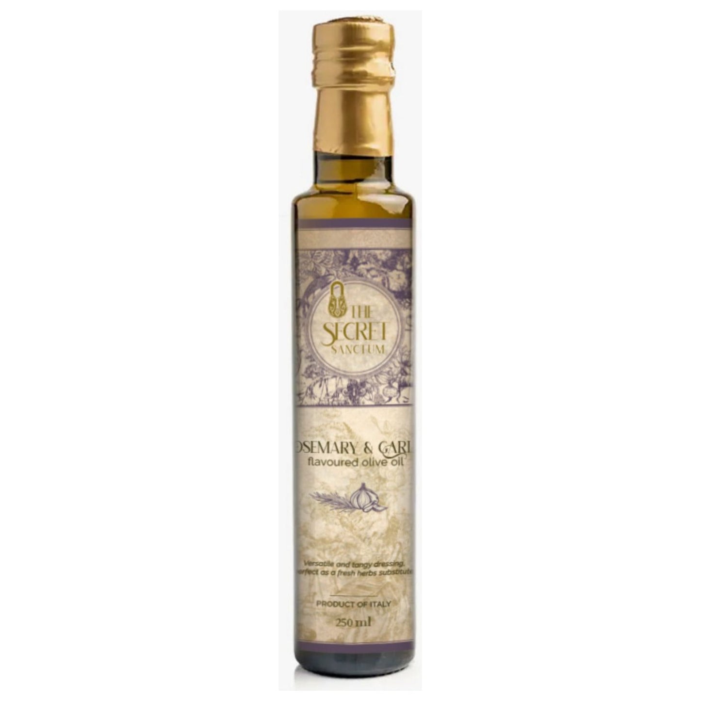 TSS ROSEMARY AND GARLIC flavoured olive oil 250 ml - Elegant