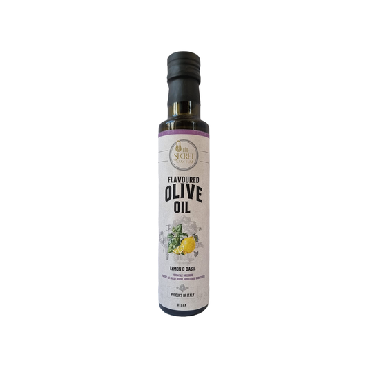 TSS LEMON AND BASIL flavoured olive oil  250 ml