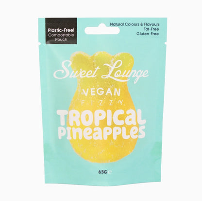 Vegan Fizzy Tropical Pineapples (Plastic-free) 65g