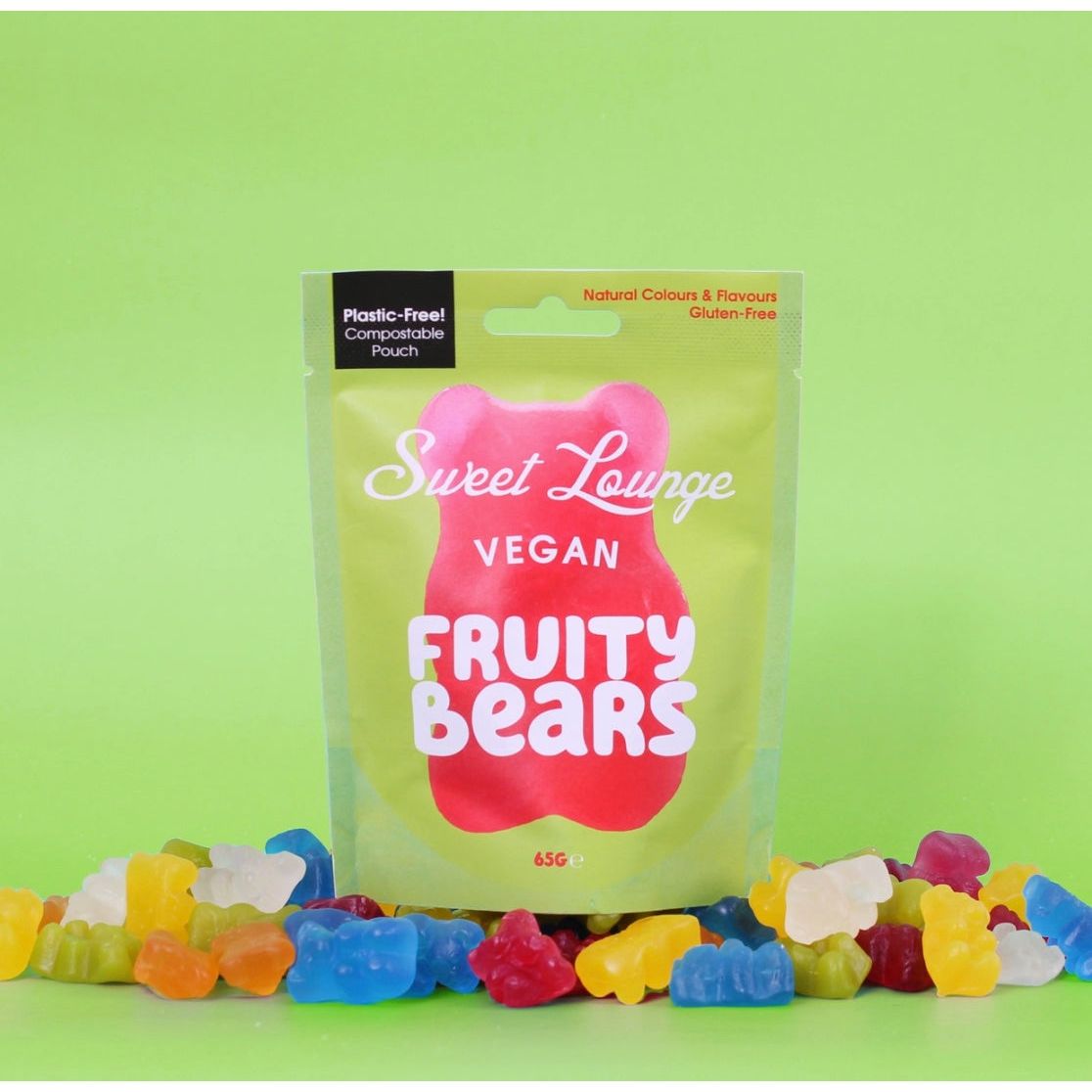Vegan Fruity Bears (Plastic-Free) 65g