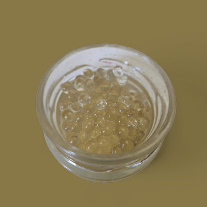 White vinegar and white truffle pearls - 50 gr.