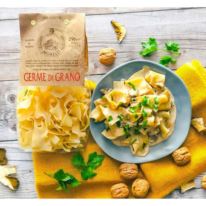 Straccetti with wheat germ pasta by Morelli