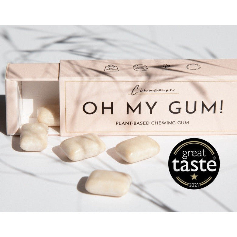 Oh My Gum! Plant-based Chewing Gum - Cinnamon