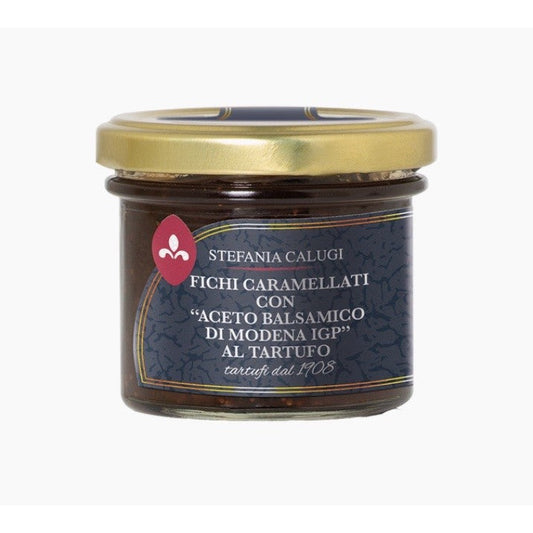 Stefania Calugi caramelised figs with balsamic vinegar of Modena PGI and truffles chutney - 110 gr.